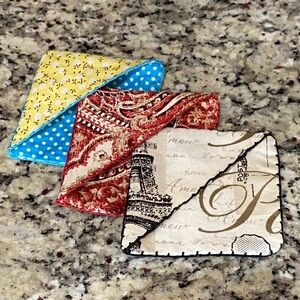 4 Fabric Corner Bookmark